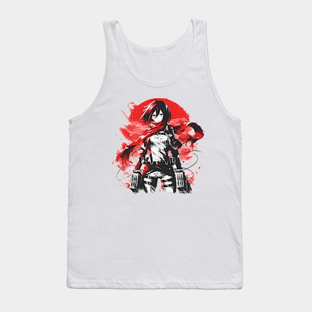 mikasa Tank Top by StevenBag